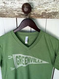 Greenville - Pennant Tee - UNISEX V NECK